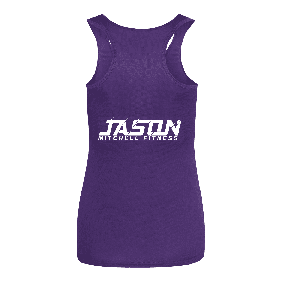 Purple vest back