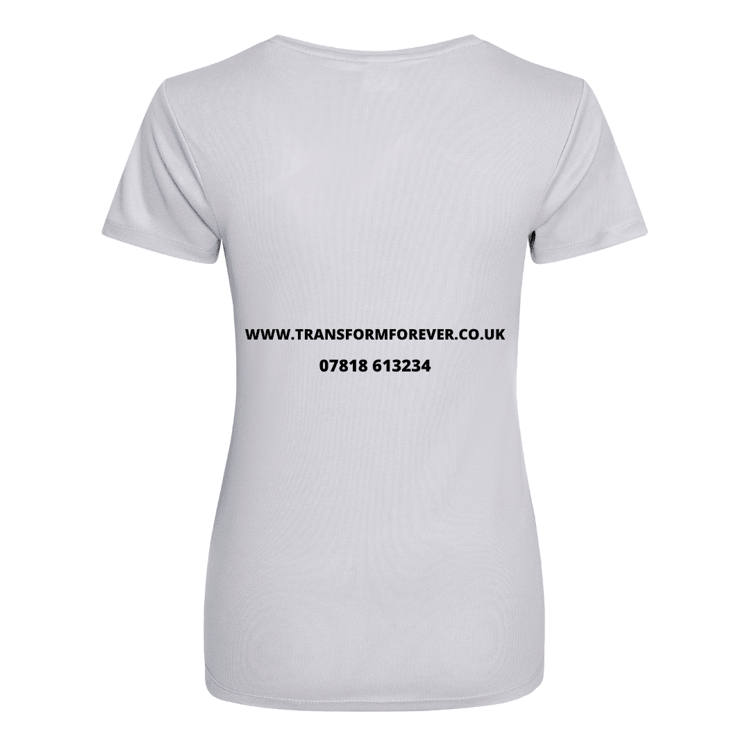 Cool Plus T-shirt Ladies Back - Grey