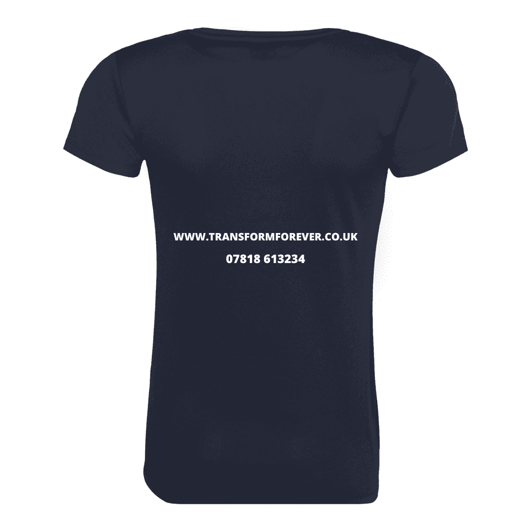 Cool Plus T-shirt Ladies Back - Navy blue