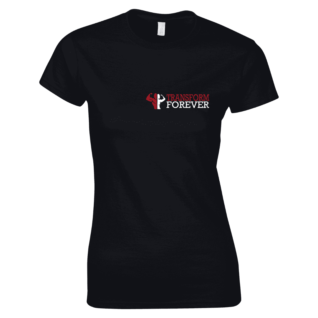Cool Plus T-shirt Ladies Front - Black