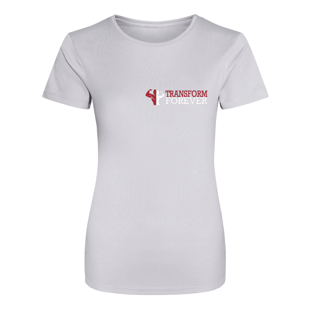 Cool Plus T-shirt Ladies Front - Grey