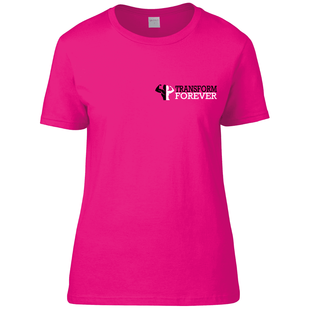 Cool Plus T-shirt Ladies Front - Pink