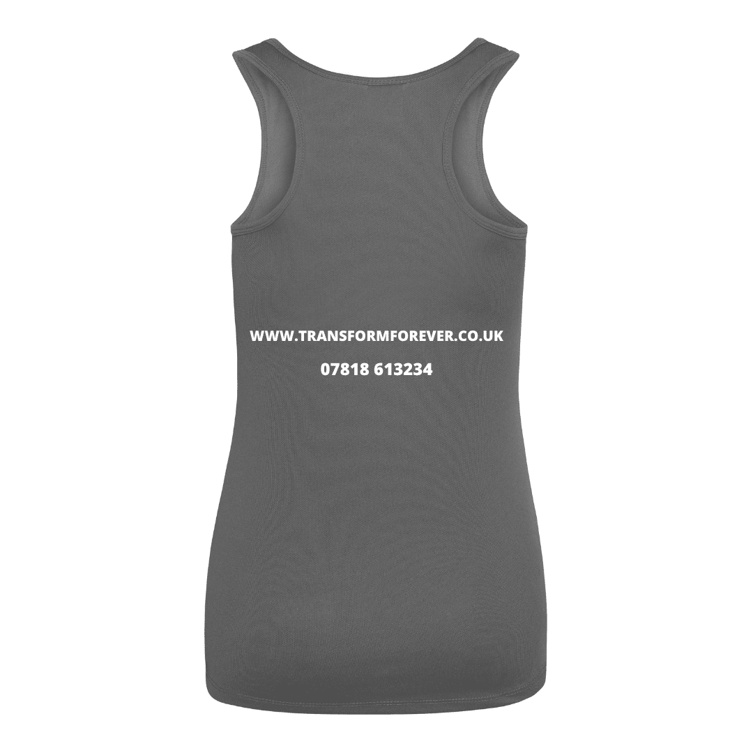 Cool Plus Vest Ladies Back - Grey