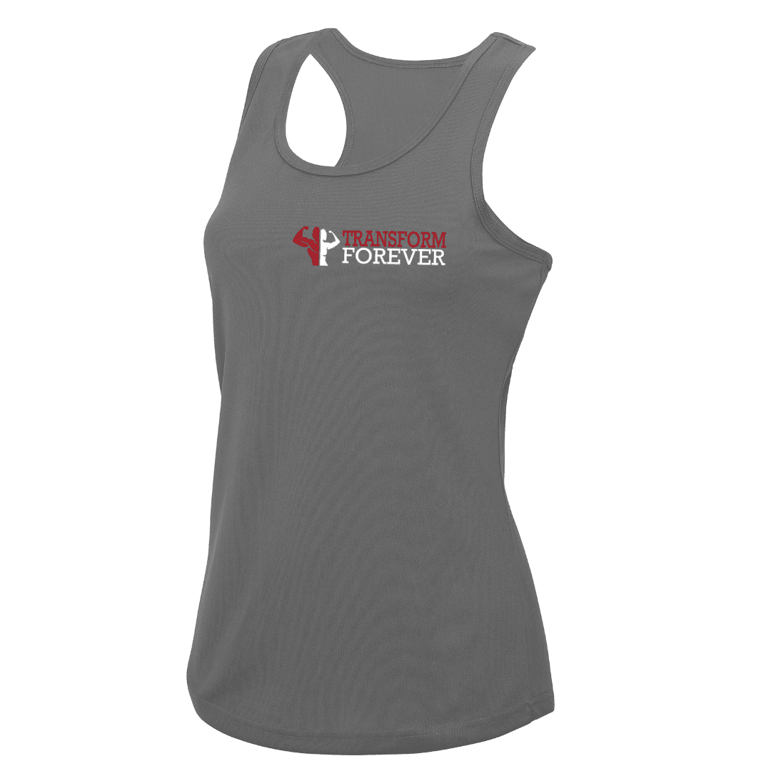 Cool Plus Vest Ladies Front - Grey