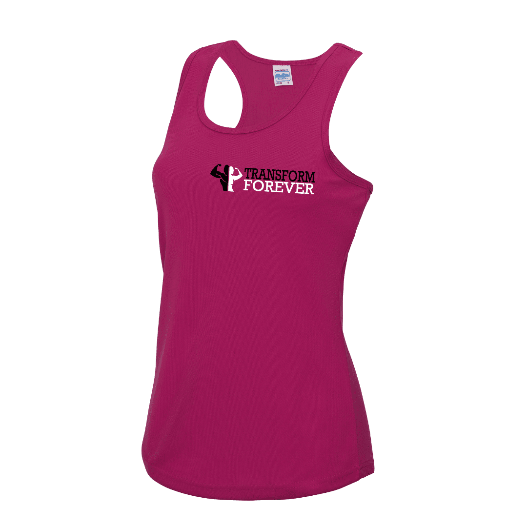 Cool Plus Vest Ladies Front - Pink