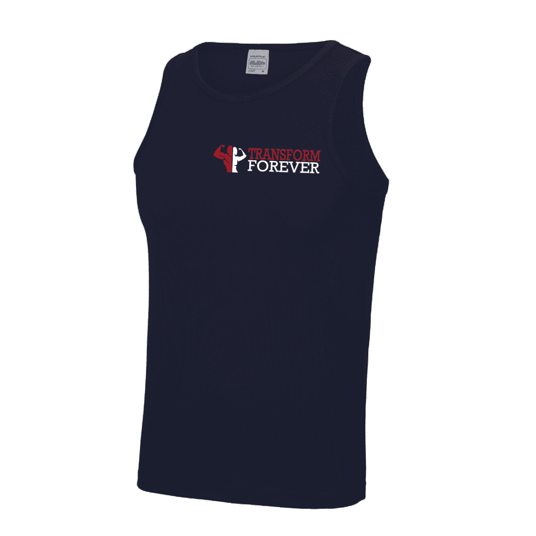 Cool Plus Vest Men Front - Navy blue
