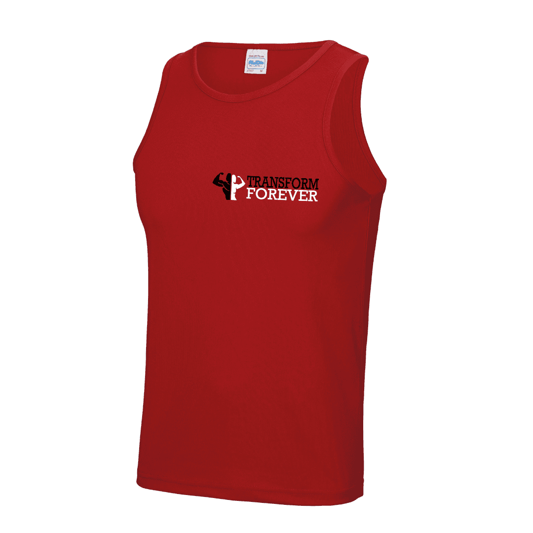 Cool Plus Vest Men Front - Red