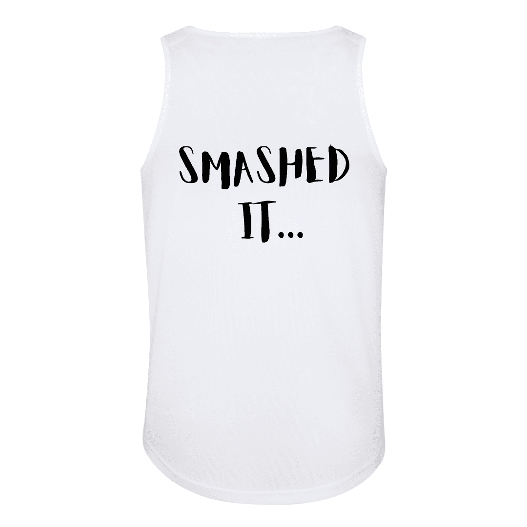 Cool plus vest men Smashed it White