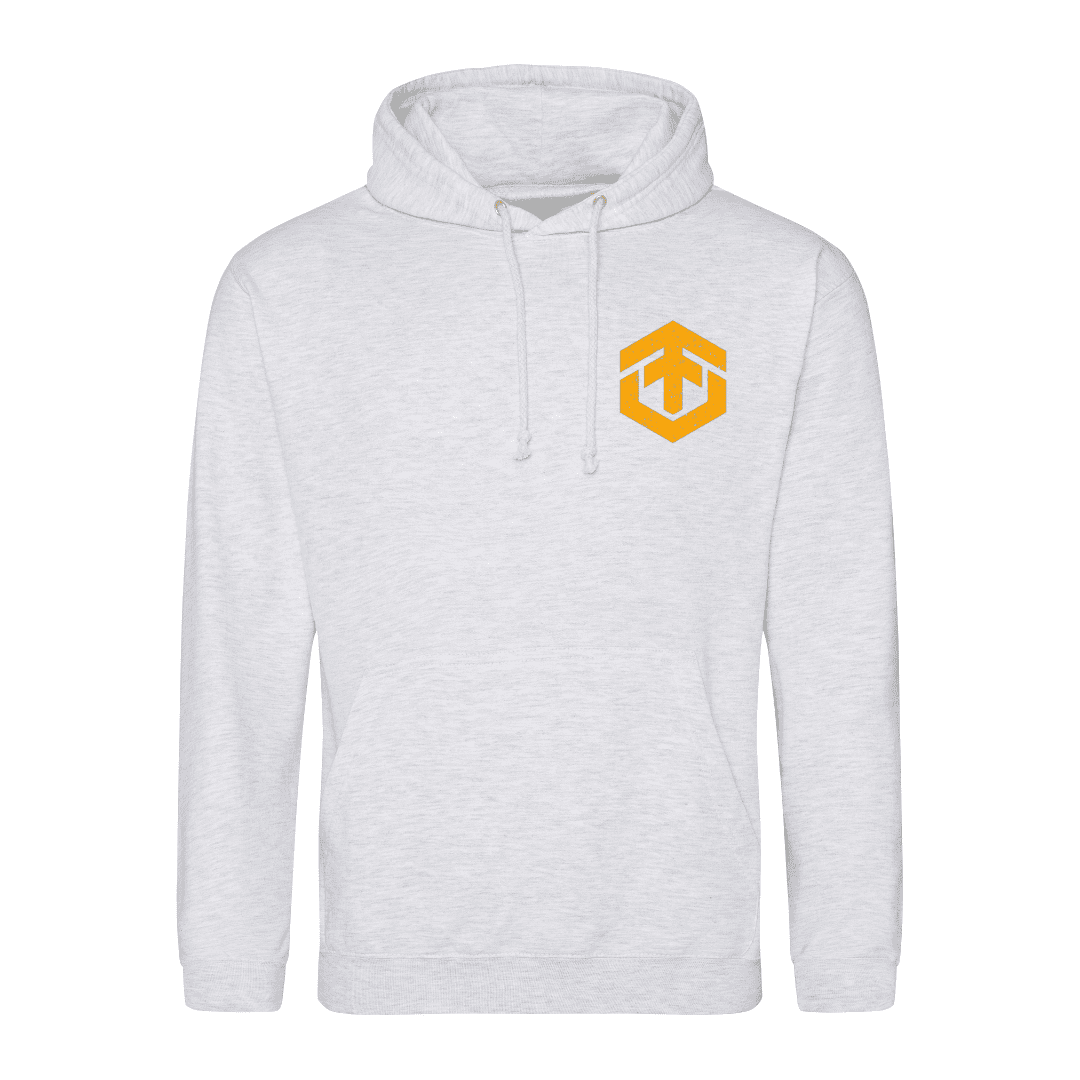 Hoodie Light Grey Front