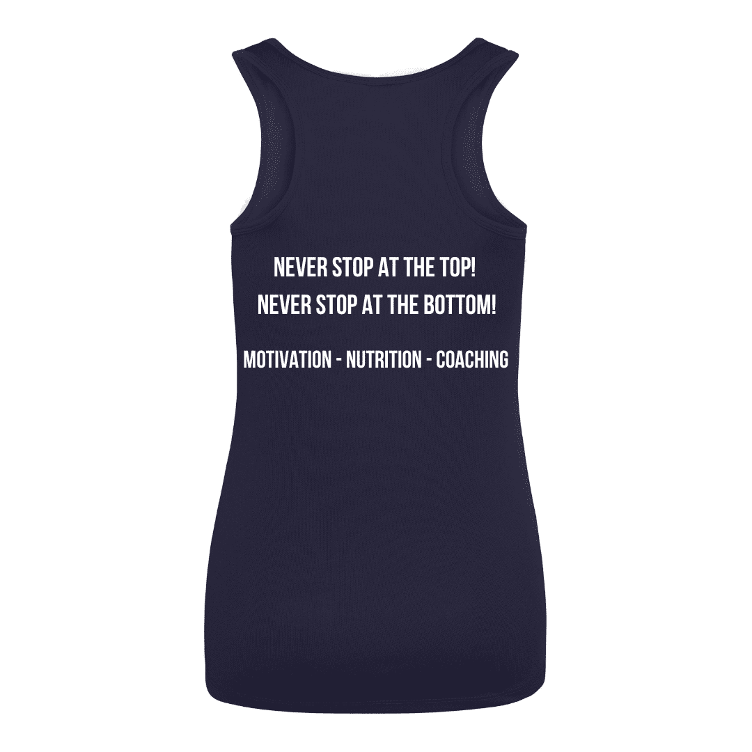 Vest Ladies Dark Blue back