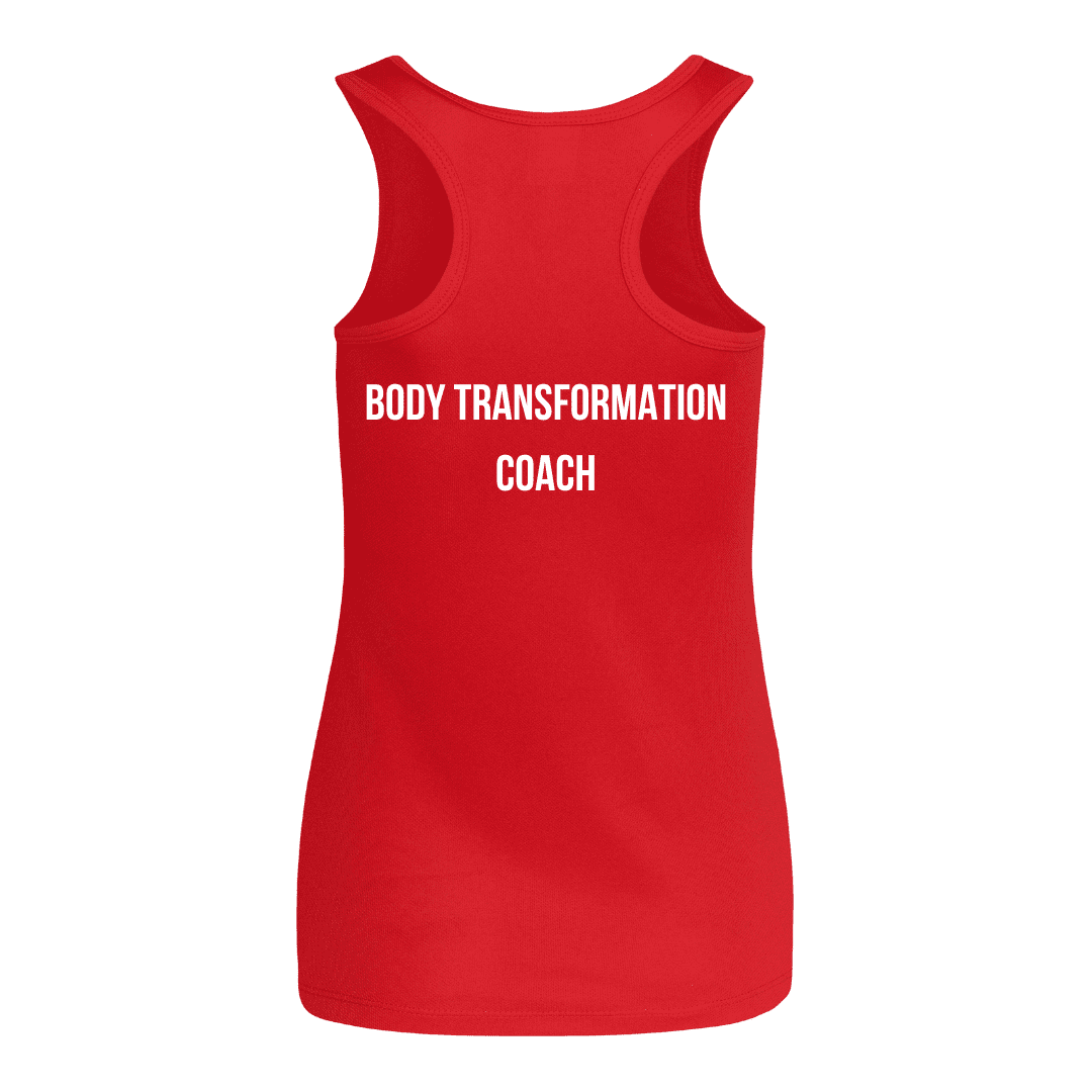 Vest Ladies Red back (2)
