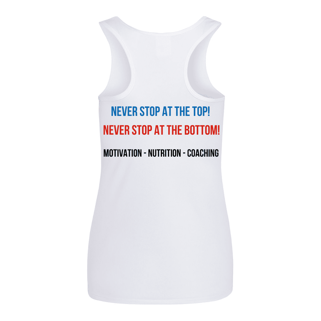 Vest Ladies White back
