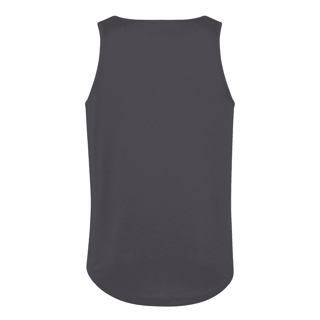 Vest Men Grey Plain