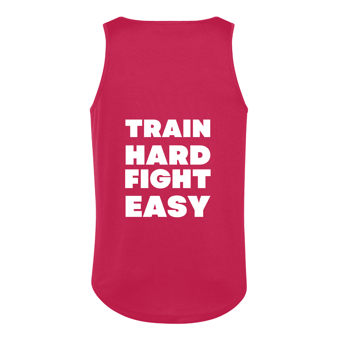 Vest Men Pink Back