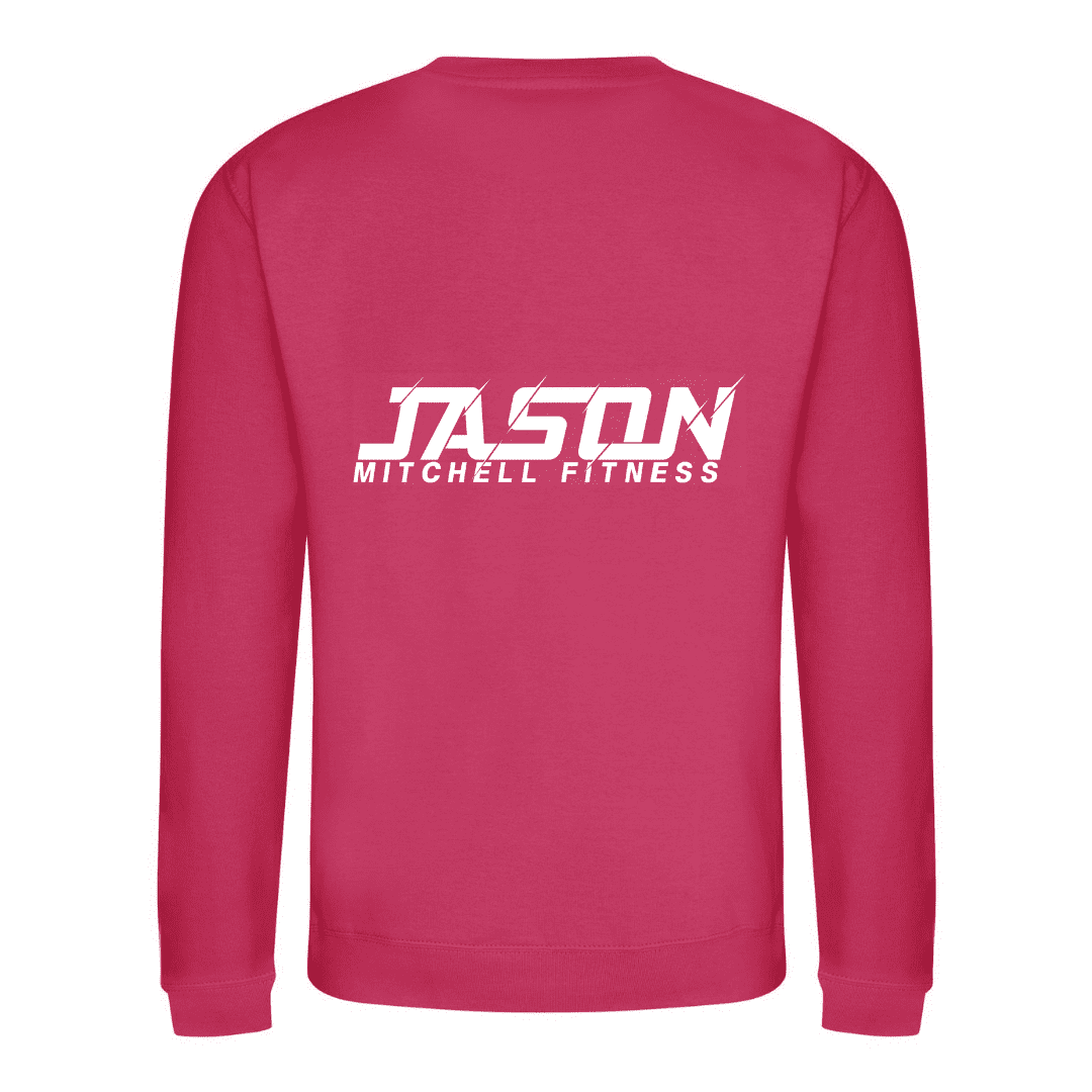 Hot Pink Sweatshirt Back