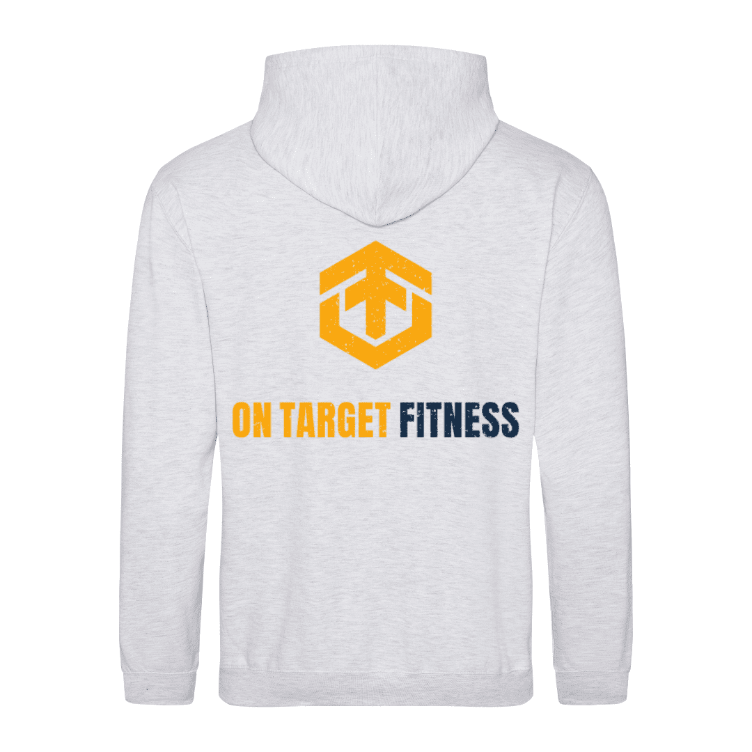 Hoodie Light Grey Back