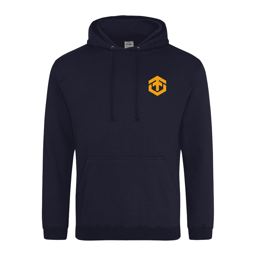 Hoodie Navy blue Front (2)