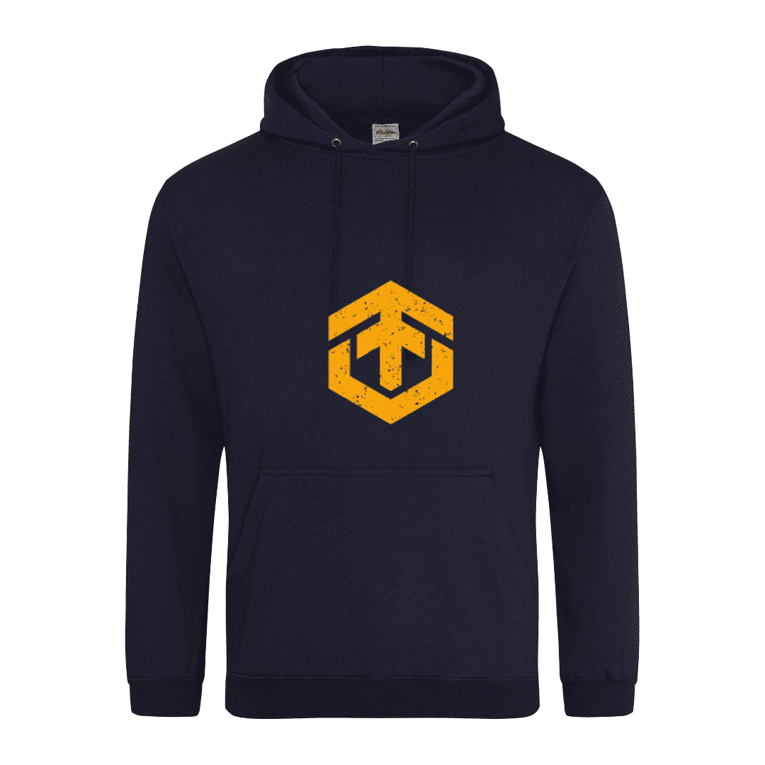 Hoodie Navy blue Front (3)