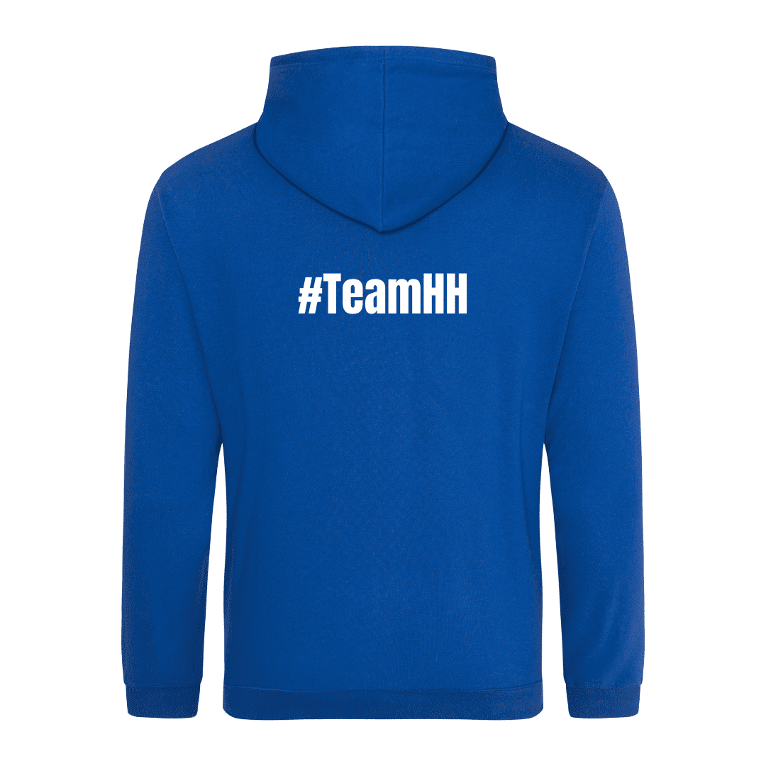 Hoodie Royal blue Back