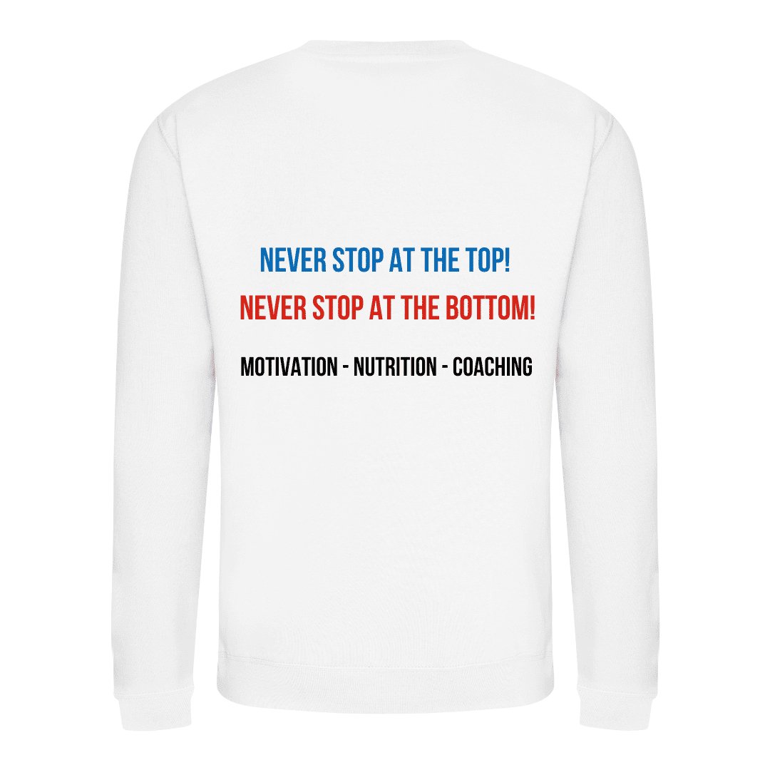 Sweater White back