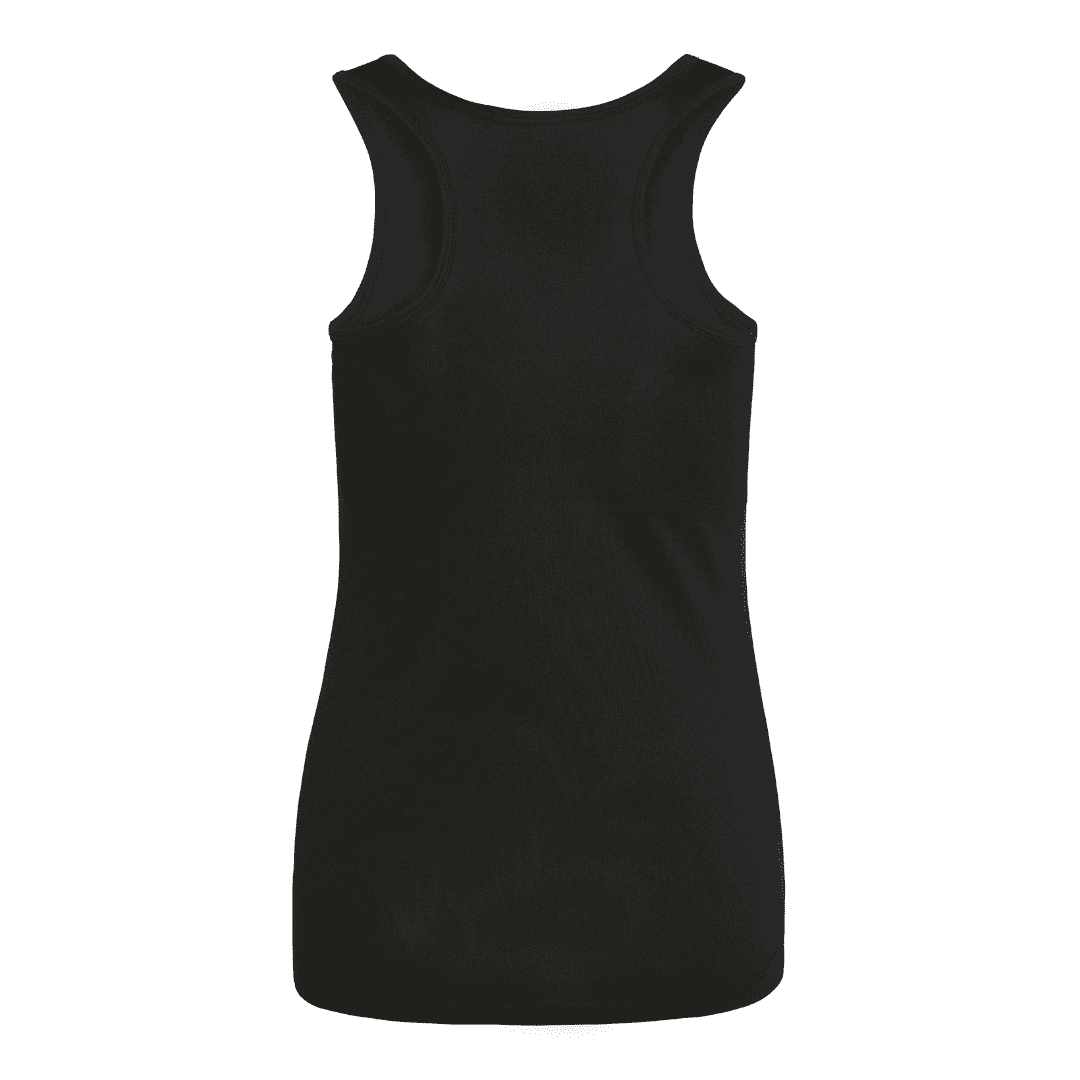 Vest Ladies Black Plain