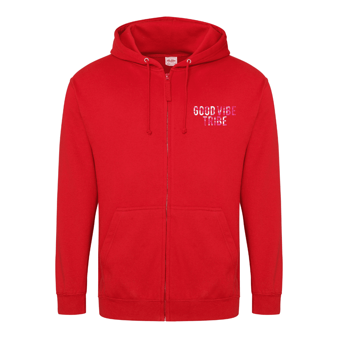 GVT Zip Hoodie Red