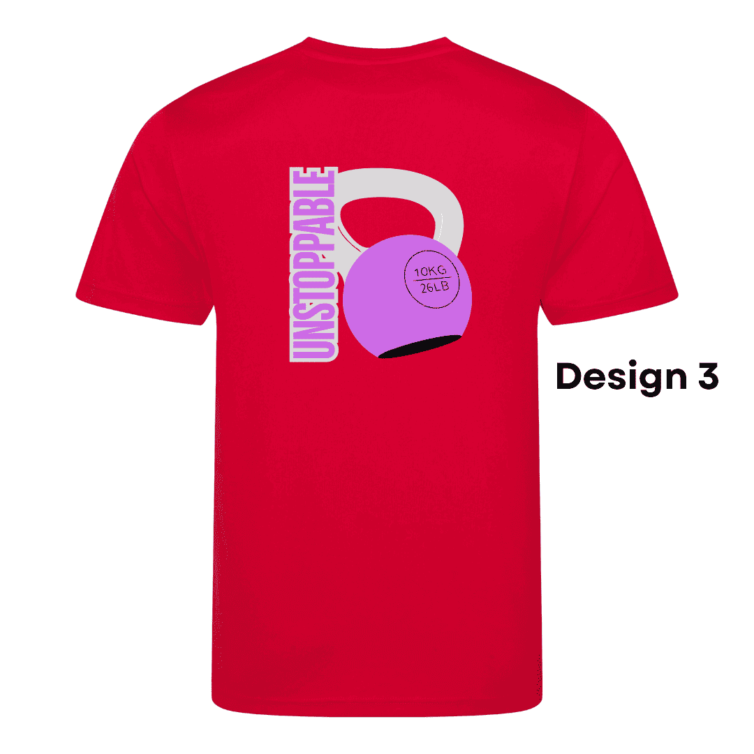 Cotton Men Red 3 Unstoppable