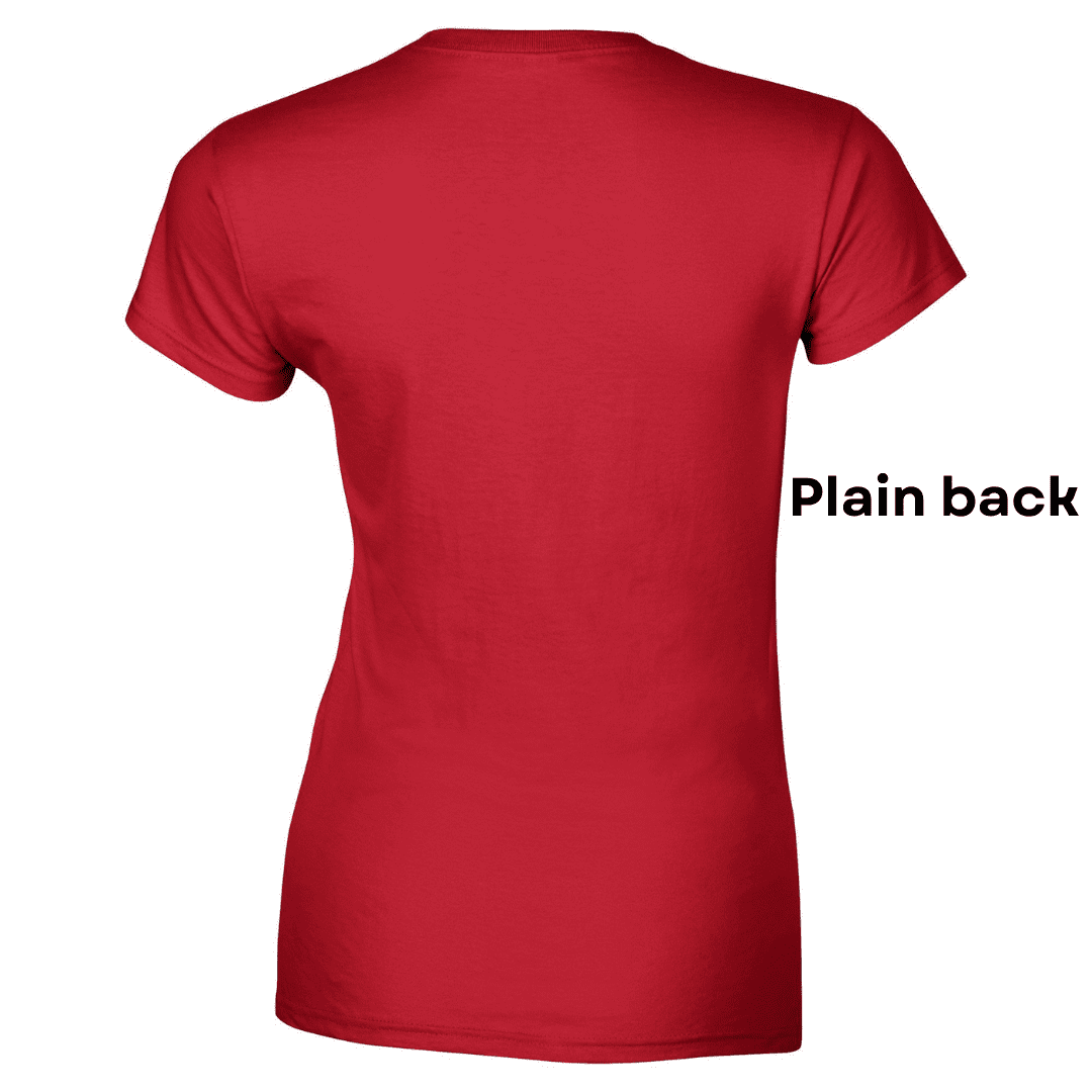 Cotton Red Ladies Plain