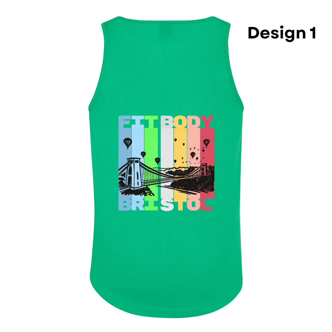 Men Vest Green Design 1