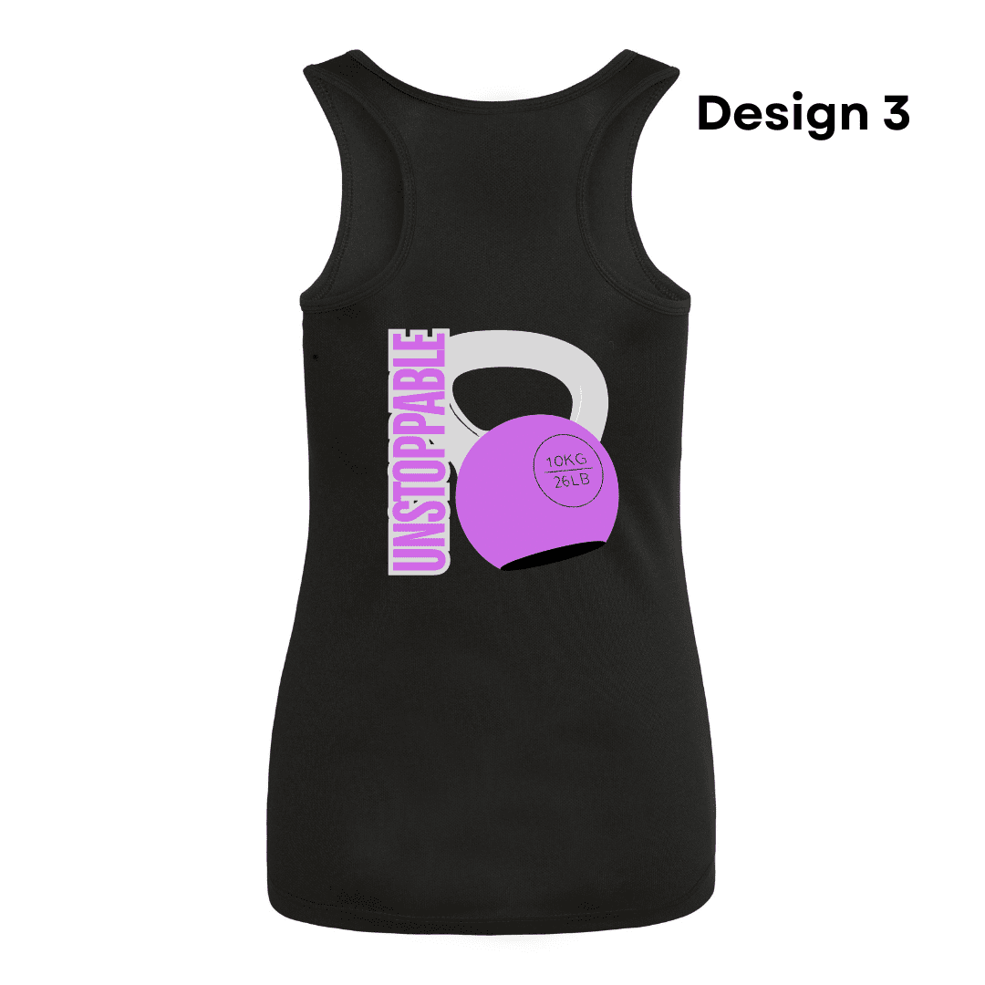 Vest Black Design 3 Unstoppable