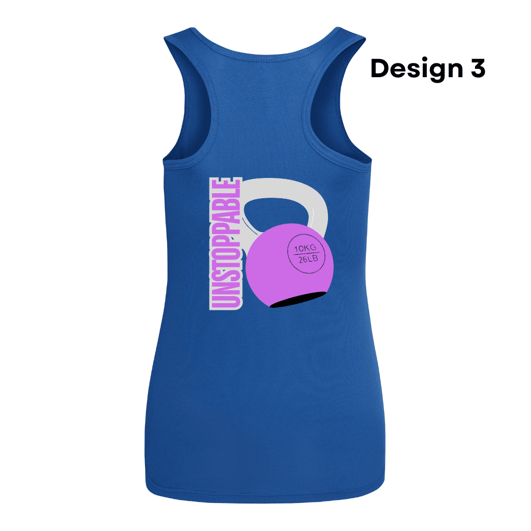 Vest Blue Design 3 Unstoppable