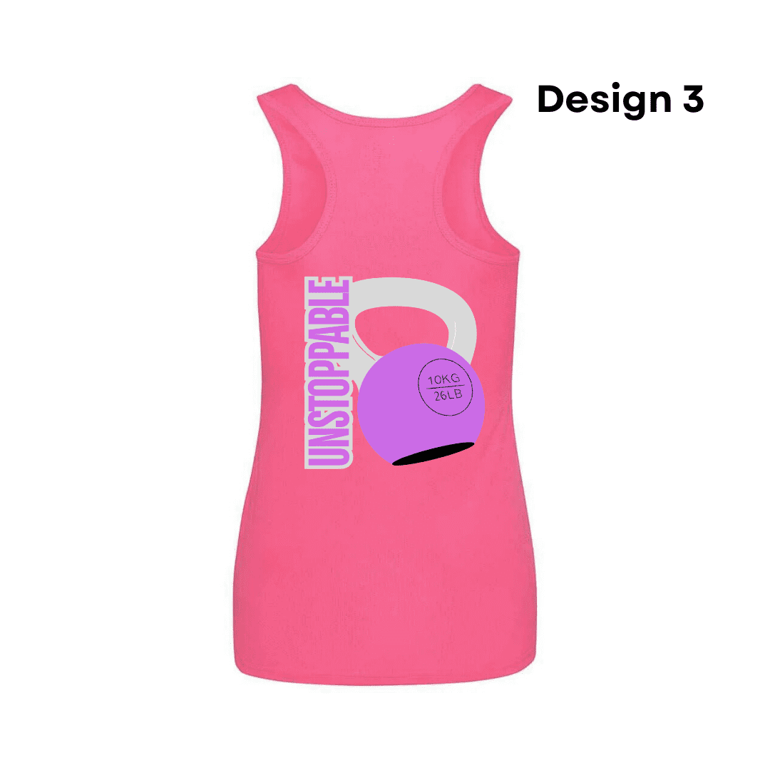 Vest Pink Design 3 Unstoppable