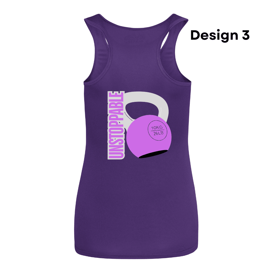 Vest Purple Design 3 Unstoppable