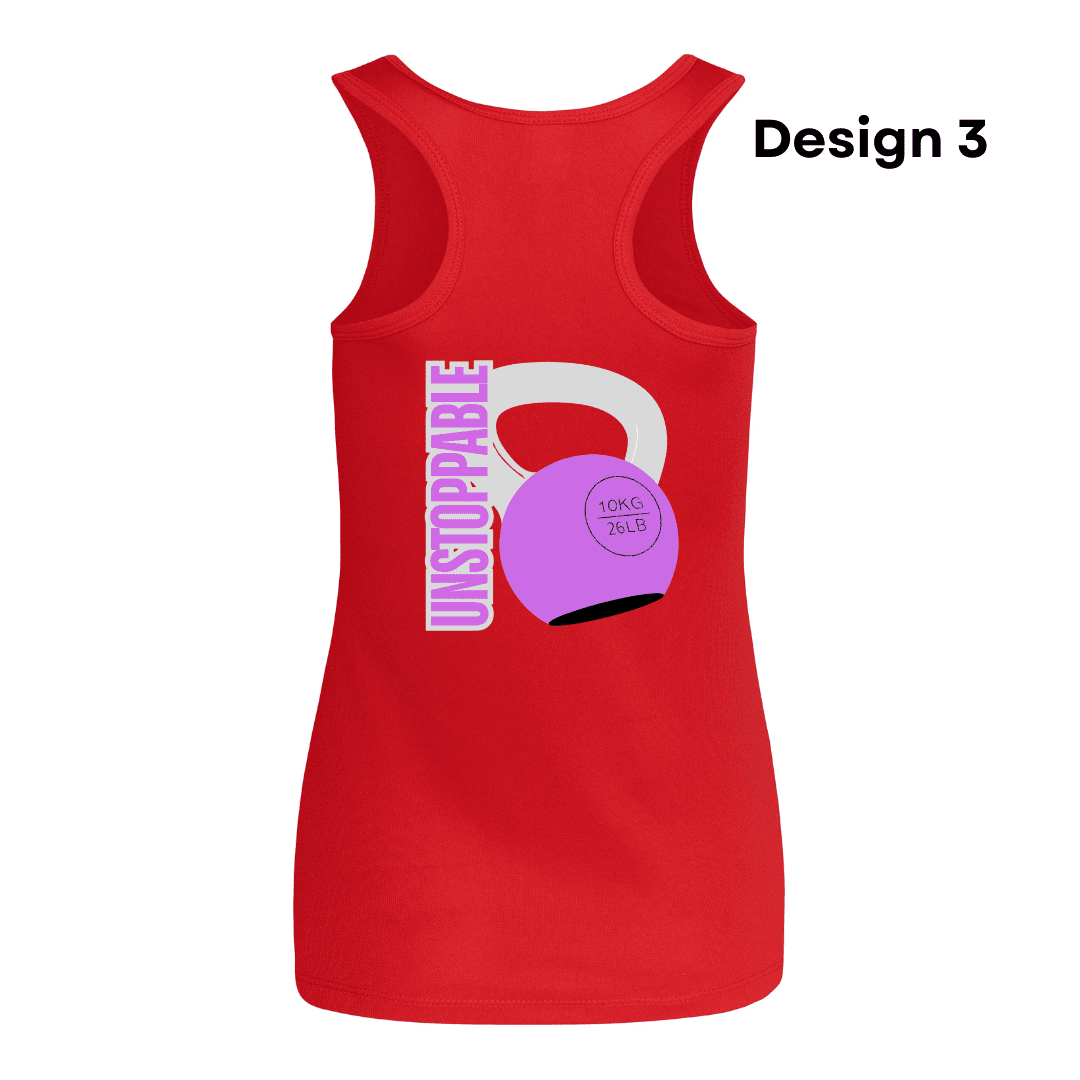 Vest Red Design 3 Unstoppable