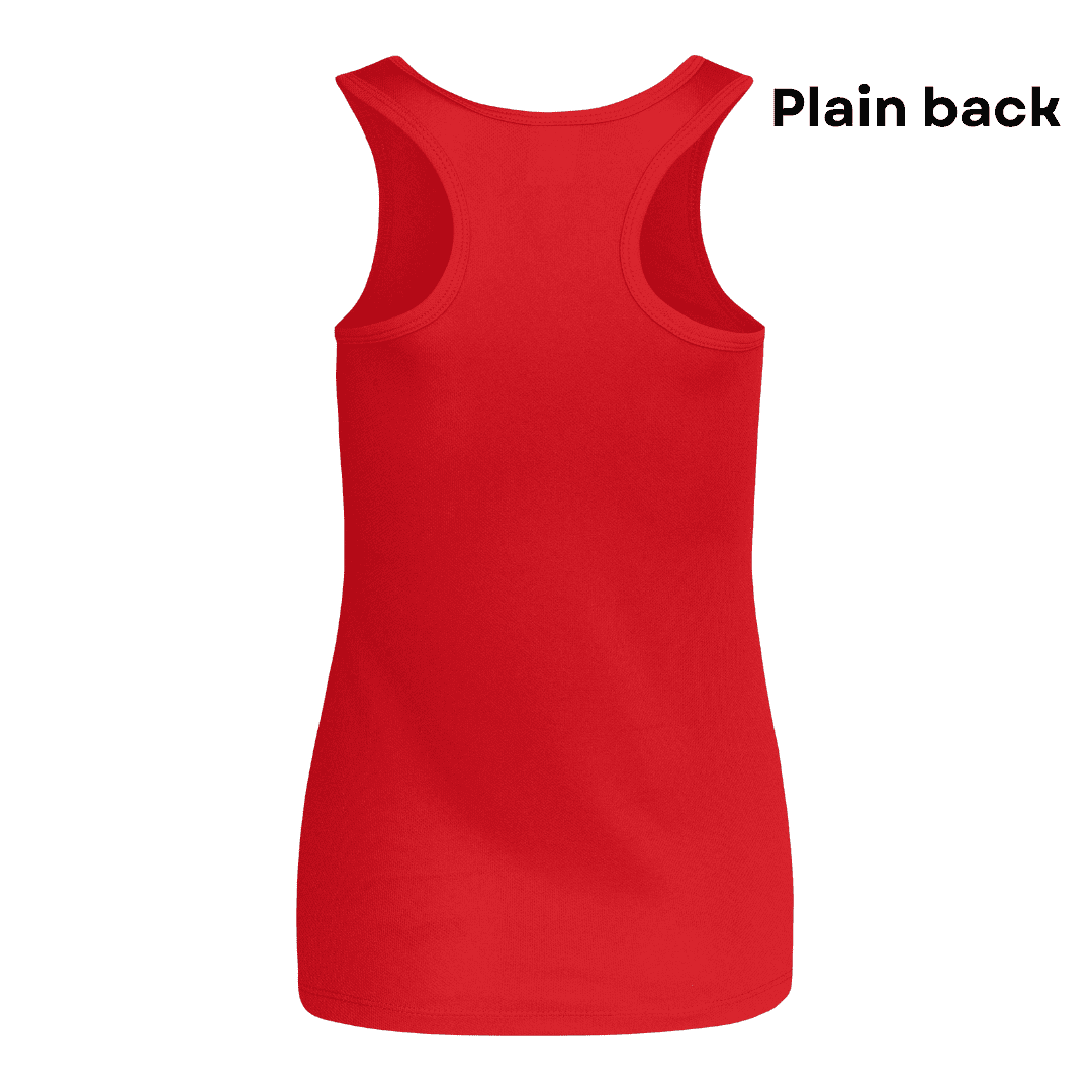 Vest Red Plain