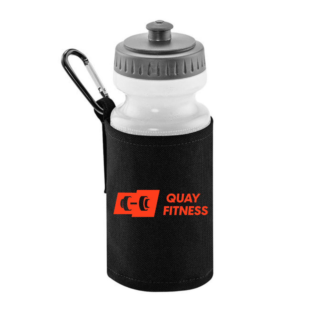 Logo 2 Quay Fitness Waterbottle With Holder
